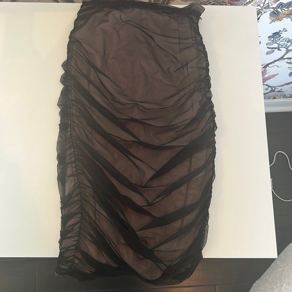House of CB Black Ruffle Skirt (XS) - Picture 1 of 5